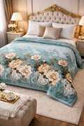 Cloudy Flannel Blanket - Breeze