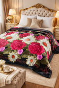 Cloudy Flannel Blanket - Bloom Petal