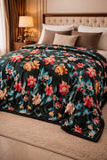 Cloudy Flannel Blanket - Black Forest