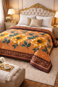 Cloudy Flannel Blanket - Sunflower
