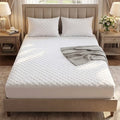 Quilted Waterproof Matress Protector - White