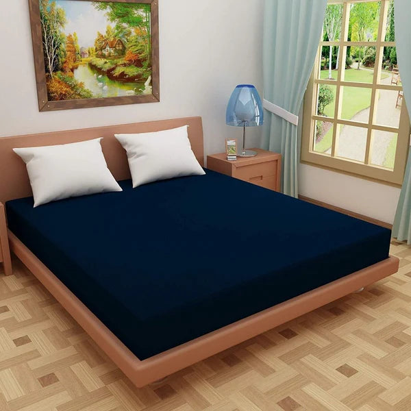 Waterproof Matress Protector - Navy Blue